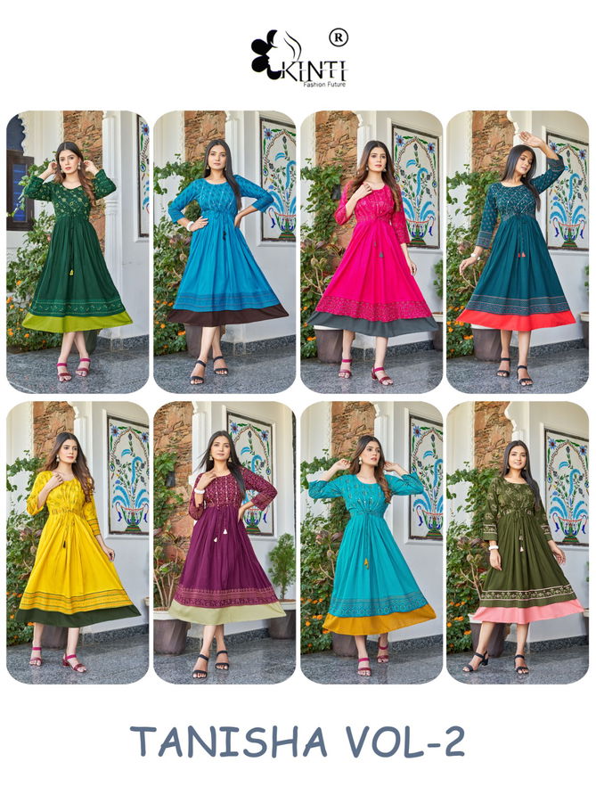 Kinti Tanisha Vol 2 Long Designer Kurtis Catalog
